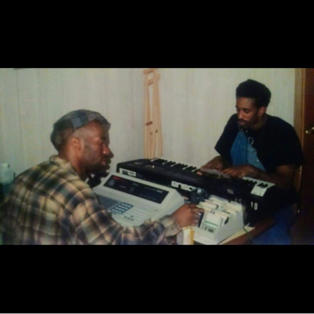 Super Producer Self at the keyboard — early sessions